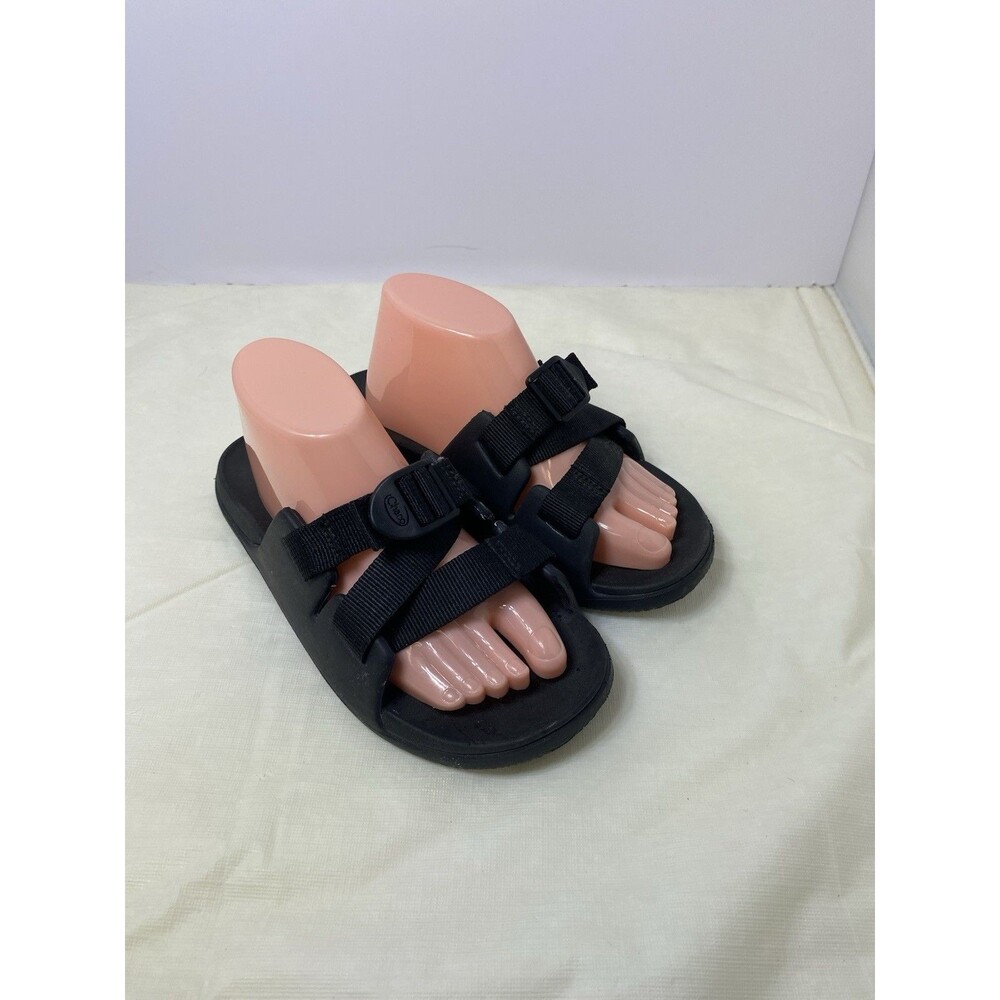 Chaco Chillos Kids Size 3K Black Slip On Outdoors Sport Slides JCH180337